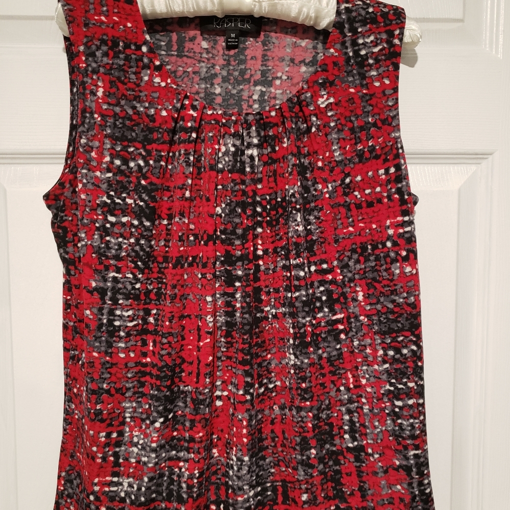 Kasper: Sleeveless Top, Size Medium